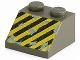Part No: 3039px16  Name: Slope 45 2 x 2 with Black and Yellow Danger Stripes Pattern
