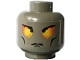 Part No: 3626pb0192  Name: Minifigure, Head Alien with Orient Dragon Fortress Guard Pattern
