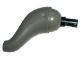 Part No: 40396c01  Name: Dinosaur Tail / Neck Base Section S-Curve with Black Technic Pin