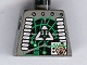 Part No: 973pb0200  Name: Torso Space Insectoids Green Circuitry, Silver Hose on Sides Pattern
