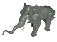 Part No: elephant1c01  Name: Elephant Type 1 with White Tusks and Back Connector Slopes