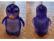 Lot ID: 411344969  Part No: 14733pb03  Name: Penguin, Friends with Molded Satin Trans-Clear Face and Stomach and Printed Bright Pink Eyes and Bright Light Orange Beak Pattern