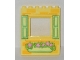 Part No: 15627pb008  Name: Panel 1 x 6 x 6 with Window with Yellowish Green Shutters and Flower Box Pattern