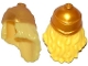 Lot ID: 317562704  Part No: 17354pb01  Name: Minifigure, Hair Long Wavy with Gold Greek Soldier Helmet Pattern