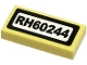Part No: 3069pb0780  Name: Tile 1 x 2 with 'RH60244' Pattern (Sticker) - Set 60244