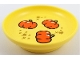 Lot ID: 411199409  Part No: 31333pb05  Name: Duplo Utensil Dish 3 x 3 with Orange Pumpkins and Gold Stars Pattern