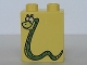 Part No: 4066pb229  Name: Duplo, Brick 1 x 2 x 2 with Spotted Snake Pattern (From Dora The Explorer)
