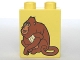 Lot ID: 312094364  Part No: 4066pb230  Name: Duplo, Brick 1 x 2 x 2 with Sitting Ape Pattern (From Dora The Explorer)