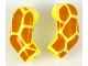 Lot ID: 399465807  Part No: 981982pb200  Name: Arm, (Matching Left and Right) Pair with Orange Giraffe Spots Pattern