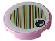 Part No: 14769pb0550 Name: Tile, Round 2 x 2 with Bottom Stud Holder with Super Mario Scanner Code Fruit Pattern (Sticker) - Sets 71408 / 71440 Part No: 14769pb0550 Name: Tile, Round 2 x 2 with Bottom Stud Holder with Super Mario Scanner Code Fruit Pattern (Sticker) - Sets 71408 / 71440