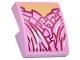 Lego part: Slope, Curved 2 x 2 x 2/3 with Dress Top with Magenta and White Ruffles over Light Nougat Chest Pattern (Sticker) - Set 75682