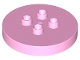 Part No: 15516  Name: Duplo, Brick Round 4 x 4 Flat Top Thin with 2 x 2 Studs (Table)
