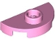 Part No: 1745  Name: Plate, Round 1 x 2 Half with 1 Stud (Jumper)
