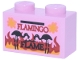 Part No: 3004pb367 Name: Brick 1 x 2 with Red and Bright Light Orange Flames, Black Flamingos and 'FLAMINGO FLAME' Pattern (Sticker) - Set 76457 Part No: 3004pb367 Name: Brick 1 x 2 with Red and Bright Light Orange Flames, Black Flamingos and 'FLAMINGO FLAME' Pattern (Sticker) - Set 76457