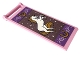 Part No: 30292pb054R  Name: Flag 7 x 3 with Bar Handle with White Horse and Gold Horseshoes and Crowns Pattern Model Right Side (Sticker) - Set 43195