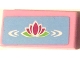 Lot ID: 140353171  Part No: 3069pb0635  Name: Tile 1 x 2 with Magenta Water Lily on Bright Light Blue Background Pattern (Sticker) - Set 41058