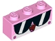 Lot ID: 163438949  Part No: 3622pb082  Name: Brick 1 x 3 with Cat Face Wide Sunglasses, Open Mouth with Tongue Pattern (Shades Unikitty)