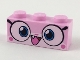Part No: 3622pb087  Name: Brick 1 x 3 with Cat Face Wide Eyes and Smiling Open Mouth with One Tooth Pattern