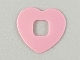 Part No: 46844rub  Name: Clikits, Icon Accent Rubber Heart 2 5/8 x 2 5/8