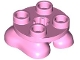 Lot ID: 360781420  Part No: 66858  Name: Legs with Plate Round 2 x 2 and Axle Hole - 2 Feet