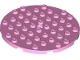 Lego part: Plate, Round 8 x 8 with Hole