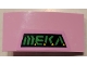 Part No: 93606pb148L  Name: Slope, Curved 4 x 2 with 'MEKA' Pattern Model Left Side (Sticker) - Set 75973