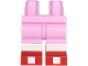 Part No: 970c00pb1534  Name: Hips and Legs with Molded Red Lower Legs / Boots and Printed White Socks and Squares on Toes Pattern