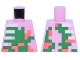 Part No: 973pb5941 Name: Torso Pixelated Zombie Coral Patches, Green Decaying Flesh, White Ribs Pattern Part No: 973pb5941 Name: Torso Pixelated Zombie Coral Patches, Green Decaying Flesh, White Ribs Pattern