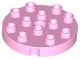 Part No: 98222  Name: Duplo, Plate Round 4 x 4 with Hole with Locking Ridges