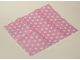 Lot ID: 356402434  Part No: blankie03pb12  Name: Duplo, Cloth Blanket 8 x 10 cm with White Polka Dots Pattern