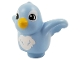 Lot ID: 389067075  Part No: 27370pb03  Name: Duplo Bird with White Chest and Eye Feathers, Yellow Beak Pattern