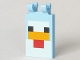Part No: 30350bpb061  Name: Tile, Modified 2 x 3 with 2 Clips with Minecraft Chicken Pattern