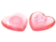 Part No: 46277  Name: Clikits, Icon Heart 2 x 2 Small with Pin, Polished (Transparent Colors Only)