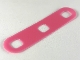 Part No: 46621rub  Name: Clikits Flexy Film, Strip 2 x 8 with Rounded Ends and 3 Holes