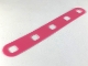 Part No: 46869  Name: Clikits Flexy Film, Strip 2 x 14 with Rounded Ends and 5 Holes