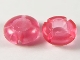Part No: 51509  Name: Clikits, Icon Round 2 x 2 Small with Hole, Polished (Transparent Colors Only)