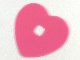 Part No: clikits206  Name: Clikits, Icon Accent Rubber Heart 5 1/4 x 5 1/4