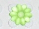 Lot ID: 6447304  Part No: clikits004u  Name: Clikits, Icon Flower 10 Petals 2 x 2 Small with Pin (Undetermined Type)
