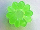 Part No: clikits005u  Name: Clikits, Icon Flower 10 Petals 2 x 2 Small with Hole (Undetermined Type)