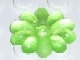 Lot ID: 50517455  Part No: clikits020u  Name: Clikits, Icon Flower 10 Petals 2 x 2 Large with Pin (Undetermined Type)