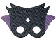 Lot ID: 378933029  Part No: 103931  Name: Minifigure Cape Cloth, 6-Pointed Collar, Rounded Base, with 2 Medium Lavender Points Pattern