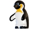 Part No: 109576pb01  Name: Duplo Penguin Adult with Molded White Stomach and Inside Wings and Printed Yellow Chest, Bright Light Orange Beak, Ear Pads and Neck, White Eye Contours Pattern