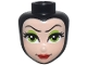 Part No: 109788  Name: Mini Doll, Head Friends with Balaclava and Light Nougat Face with Thin Eyebrows, Lime Eyes and Eye Shadow, and Red Lips Pattern