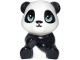 Part No: 112407pb02 Name: Panda, Friends Style, Baby Cub, Sitting with Molded White Head and Body and Printed Black Nose and Eye Patches and Sand Green Eyes Pattern (Qui Qui) Part No: 112407pb02 Name: Panda, Friends Style, Baby Cub, Sitting with Molded White Head and Body and Printed Black Nose and Eye Patches and Sand Green Eyes Pattern (Qui Qui)