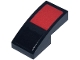 Part No: 11477pb245  Name: Slope, Curved 2 x 1 x 2/3 with Red Rectangle Panel Pattern (Sticker) - Set 77242