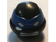 Part No: 12607pb17  Name: Minifigure, Head, Modified Ninja Turtle with Blue Mask and Teeth Pattern (Shadow Leonardo)