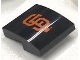 Part No: 15068pb145  Name: Slope, Curved 2 x 2 x 2/3 with San Francisco Giants Logo Pattern