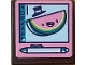 Part No: 15210pb188 Name: Road Sign 2 x 2 Square with Open O Clip with Screen with Dark Pink, Dark Turquoise and Lime Watermelon Slice with Face, Hat and Light Aqua Stylus Pen Pattern (Sticker) - Set 41711 Part No: 15210pb188 Name: Road Sign 2 x 2 Square with Open O Clip with Screen with Dark Pink, Dark Turquoise and Lime Watermelon Slice with Face, Hat and Light Aqua Stylus Pen Pattern (Sticker) - Set 41711