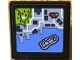 Part No: 15210pb212  Name: Road Sign 2 x 2 Square with Open O Clip with Computer Screen with Harbor Map Pattern (Sticker) - Set 60414