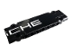 Part No: 15458pb025  Name: Technic, Panel Plate 3 x 11 x 1 with White 'CHE' on Black Background Pattern (Sticker) - Set 42096